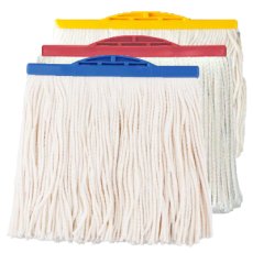 画像1: モップ：ヨリクロモップ替糸8寸(23cm)200g 【3色展開：YELLOW/BLUE/RED】 (1)