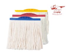 画像1: モップ：ヨリクロモップ替糸8寸(23cm)200g 【3色展開：YELLOW/BLUE/RED】『業務用の耐久性モップ、試してみませんか？』 (1)